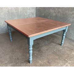Large Matt Copper Dining Table 