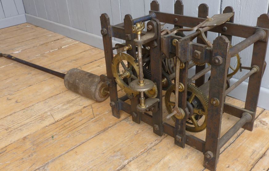 turret clock movement victorian pendulum