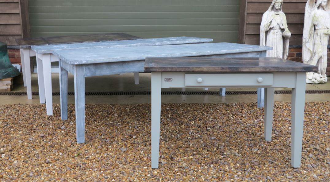 table bespoke zinc kitchen table