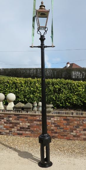 lamp post reclaimed victorian for sale copper cast iron