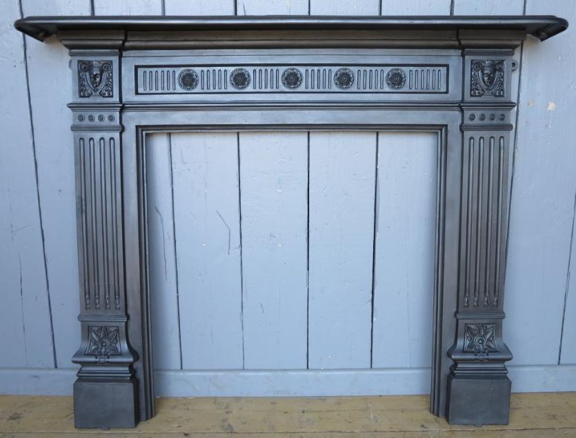 recalaimed fire surround cast iron for sale victorian