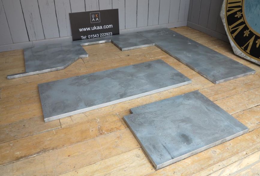 bespoke zinc made to measure kitchen work top for sale 