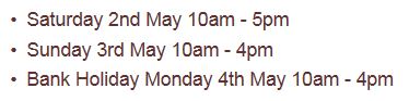 opening hours ukaa architectural antiques may day bank holiday