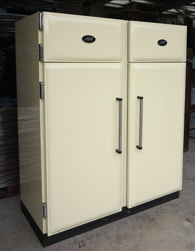 AGA Fridge Freezer Kitchen Accessories Refrigerator Cream Green Double Single Left Hand Right Hand Rare Stainless Steel Metal