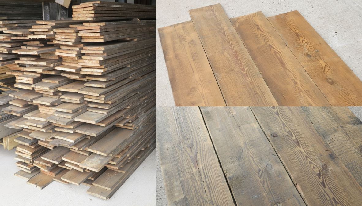 Reclaimed Pine Antique Resawn Floorboards Flooring Wood Victorian Traditional Worldwide Shipping