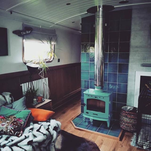 Carron Teal Stove