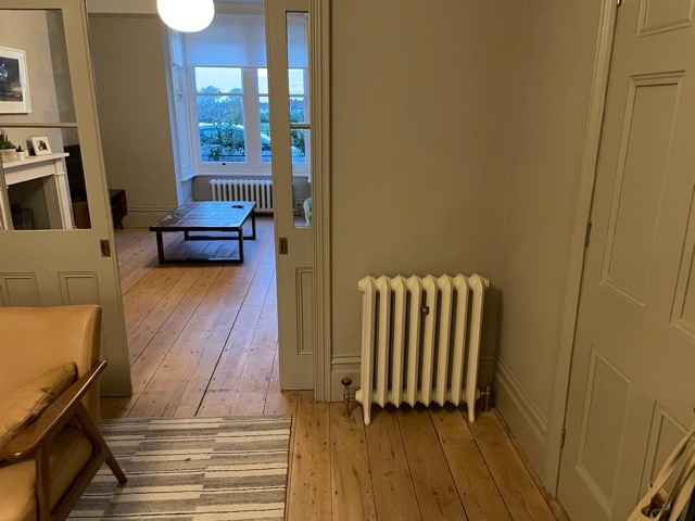 Carron Peerless Cast Iron Radiator Installed