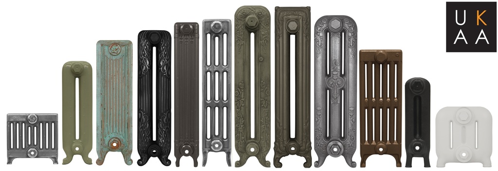 At UKAA you can purchase a abespoke made Carron radiators made in cast iron. All of these radiators are available in a variety of traditional styles, sizes, colours and finishers