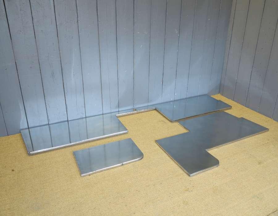Natural Zinc worktop with cutouts