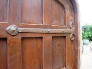 Image 2 - Reclaimed Antique Oak Door with Frame