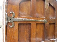 Image 4 - Reclaimed Antique Oak Door with Frame