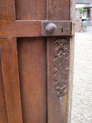 Image 4 - Reclaimed Antique Oak Door with Frame