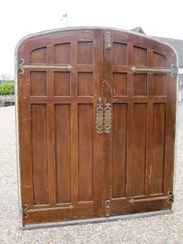 showing the reverse side of the door