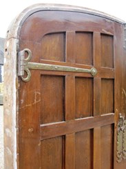 Image 5 - Reclaimed Antique Oak Double Door with Frame
