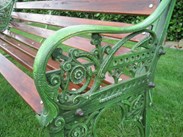 Image 8 - Original Medieval Pattern Coalbrookdale Garden Bench