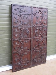 Image 1 - Reclaimed Antique Oak Pair of Doors