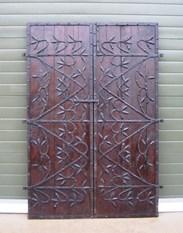 Image 7 - Reclaimed Antique Oak Pair of Doors