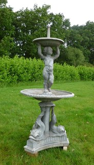 Image 6 - Coalbrookdale Lead Antique Reclaimed Fountain