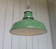 Image 1 - Enamelled Warehouse Light Fitting