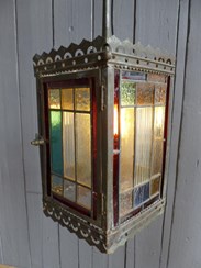 Image 2 - Antique Victorian Hanging Lantern