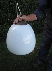 Image 1 - Antique Glass Globe Light Fitting