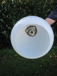 Image 4 - Antique Glass Globe Light Fitting