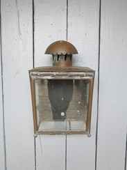 Victorian Copper Wall Mounted Lantern