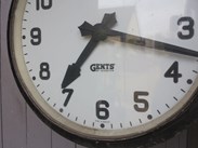 Vintage factory clock