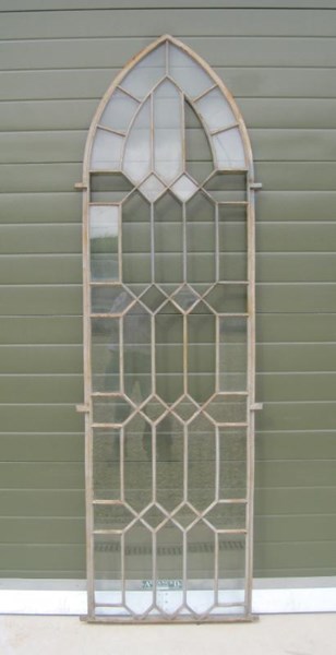 Coalbrookdale Cast Iron Gothic Arched Window Frame