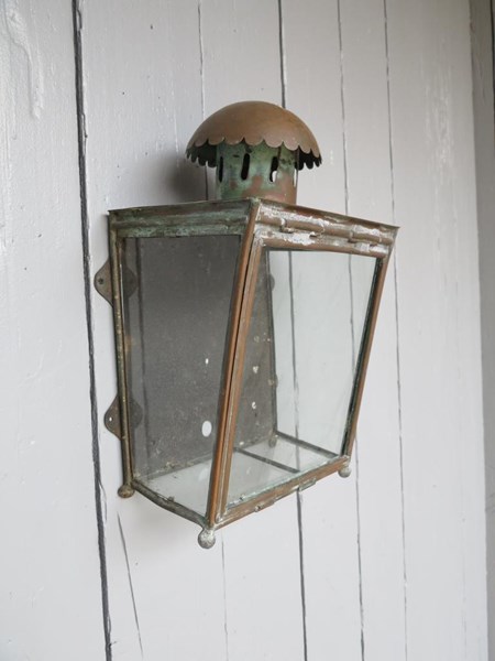 Primary Image - Victorian Copper Wall Mounted Lantern