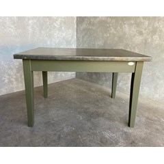 38mm Zinc Table With Tapered Legs 