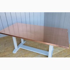 40mm Thick Copper Top Table