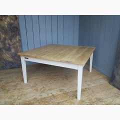 5ft Square Plank Top Table