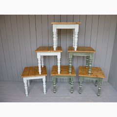 A Selection Of Plank Top Tables 