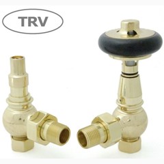 Amberley Polished Brass Thermostatic Valves