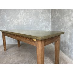 Antique Brass Dining Table 