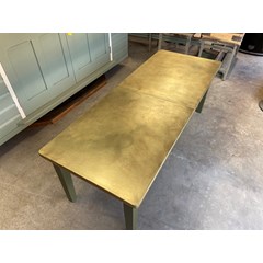 Antique Brass Dining Table 