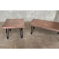 Antique Copper Coffee Tables 
