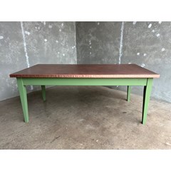 Antique Copper Finish Dining Table 