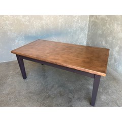 Antique Copper Finish Table For Dining Room