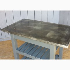 Antiqued Finish Zinc Top