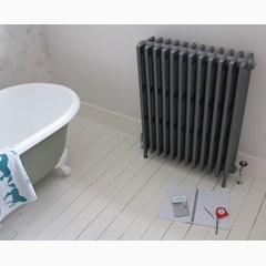 Carron Cast Iron Radiator Fitted In a Bathroom