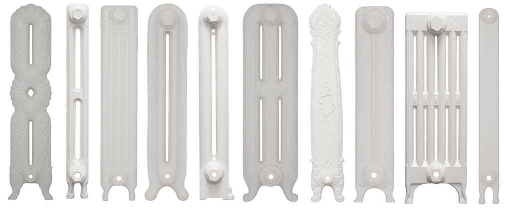 Parchment White painted radiators from UKAA