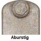Radiator finishes: Aburstig