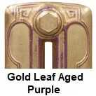 Radiator finishes: Gold Leaf Aged Purple