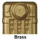 Brass Finish Carron radiator