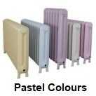 Pastel finish Carron radiators