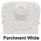 Radiator finishes: Parchment White