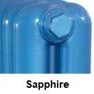 Sapphire finish Carron radiator