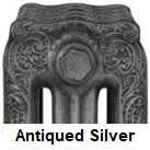 Radiator paint: Antiqued Silver
